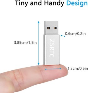 USB C adaptörü, USB C USB adaptörü yüksek hızlı veri transferi, USB-C USB 3.0 dişi MacBook adaptörü - Product Image 2