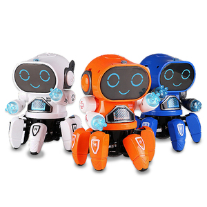 Six Claw Electric <strong>Robot</strong> Kit Kid Educational Set Diy Toy <strong>Robot</strong> for Child with Music 7 Color Light - Product Image 2