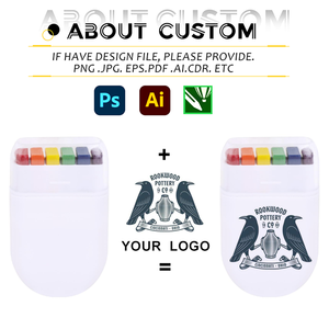 Biểu Tượng Tùy Chỉnh Cầu Vồng 6 Màu Sắc Bút Chì Màu Có Thể Giặt Bóng Đá Thể Thao Sự Kiện Mặt Sơn Caryons Cho Đảng Lễ Hội Khuyến Mại Crayon - Product Image 2