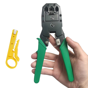 Набор обжимных инструментов Rj45 для CAT5 CAT6, профессиональный компьютерный Кабельный тестер, набор инструментов для ремонта сети - Product Image 4