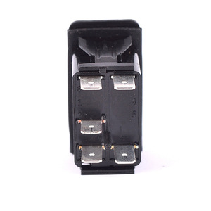 12V 20A SPST 5Pin açik kapali işıklı Rocker anahtarı işıklı mavi LED su geçirmez deniz anahtarı için tekne ATV RZR RV oto - Product Image 3