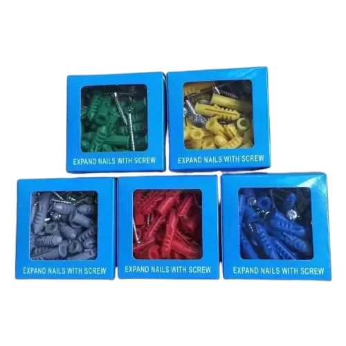Plastic Wall Plug Expand Insulation Anchor box package