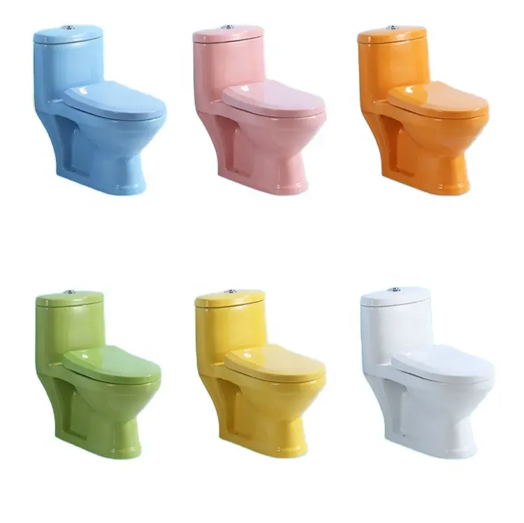 KD-K001T Noble Salle De Bains Produits Céramique Vitrée OEM Couleur Toilette pour Enfants Maternelle Sanitaire Sol Debout Eau Placard