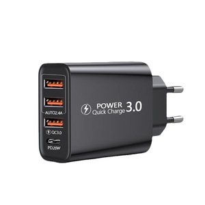 トラベルチャージャー3Usb Type-C充電ヘッド3Usb Pd複数の電話アダプター - Product Image 1