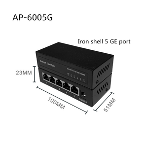 ANPA 5-Port-Gigabit-Switch mit nicht verwaltetem QoS 8-Port-Ethernet 10/100/1000M OEM-Netzwerk-Switch für Heimcomputer-Netzwerke