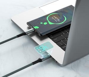 LED 240W Emark USB 4.0 C erkek USB 4.0 C erkek güç şarj veri transferi 40gbps kablo - Product Image 4