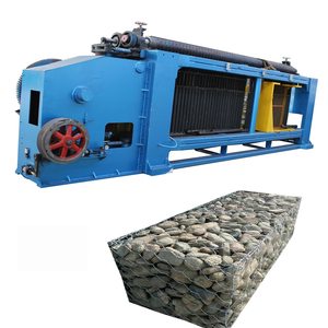 <strong>Hexagonal</strong> gabion box <strong>wire</strong> mesh <strong>netting</strong> <strong>machine</strong>