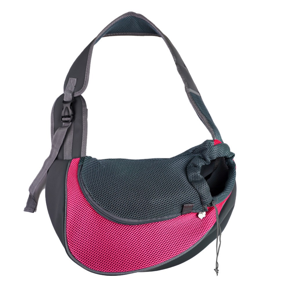 Sac bandoulière rose rouge