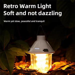 Hot New hấp phụ từ điện hiển thị đèn USB có thể sạc lại ABS + cơ thể nhựa cắm trại dẫn ngọn đuốc làm việc đèn đèn pin - Product Image 4