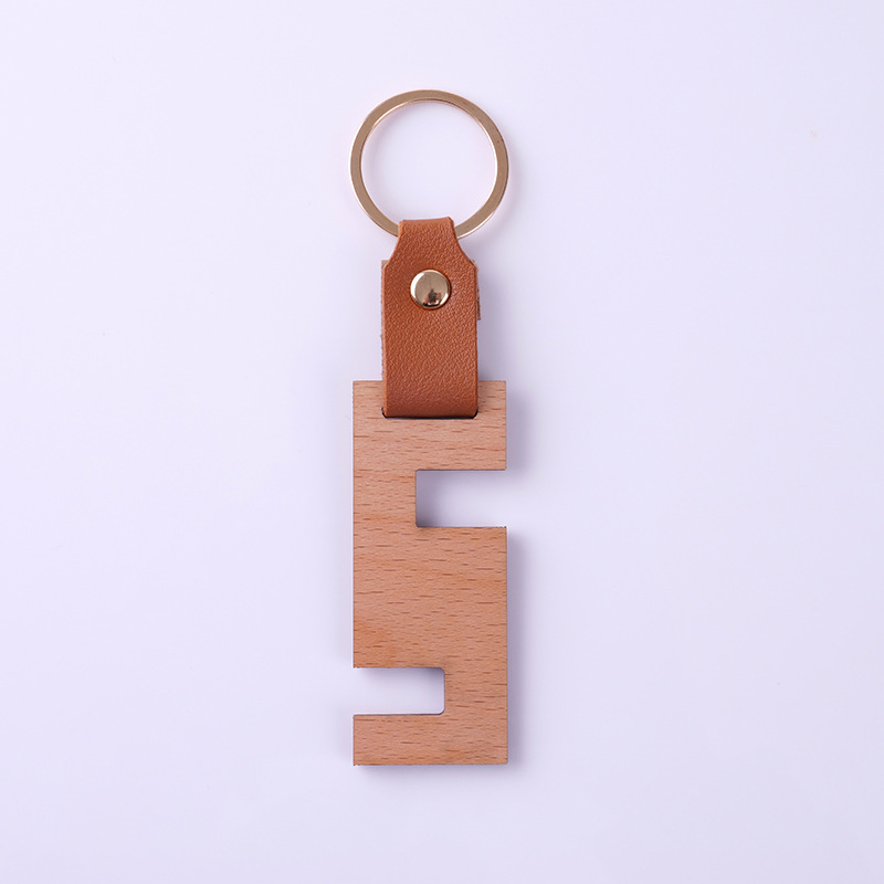 Boucle double rainure en placage de bois de hêtre
