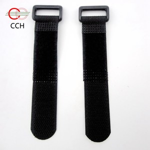 Gancho y bucle Fabrica Material de nylon Cinta de sujeción Aro ajustable Correa de bucle para la gestión de cables - Product Image 4