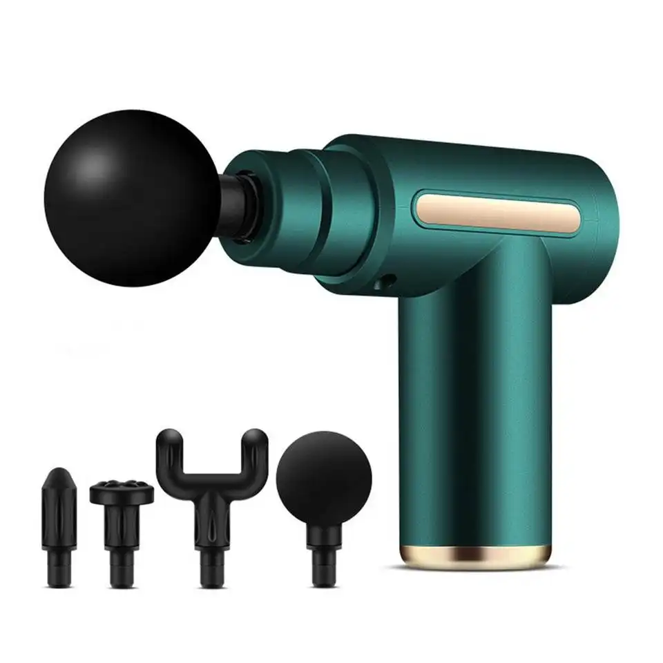 Mini pistolet de Massage corporel silencieux sans fil pour les athlètes avec 6 vitesses, Vibration puissante, léger, Portable, masseur facial