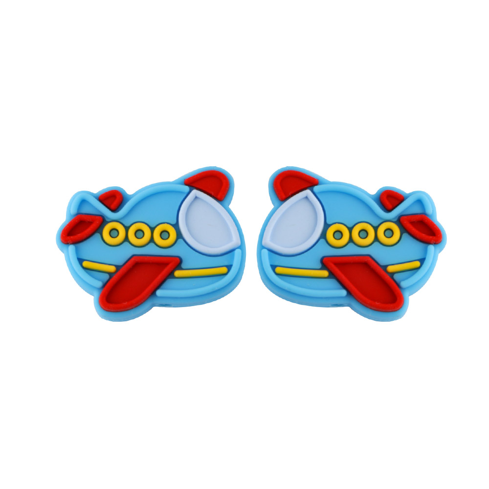 Aeroplane Focal bead Sky Blue SA142