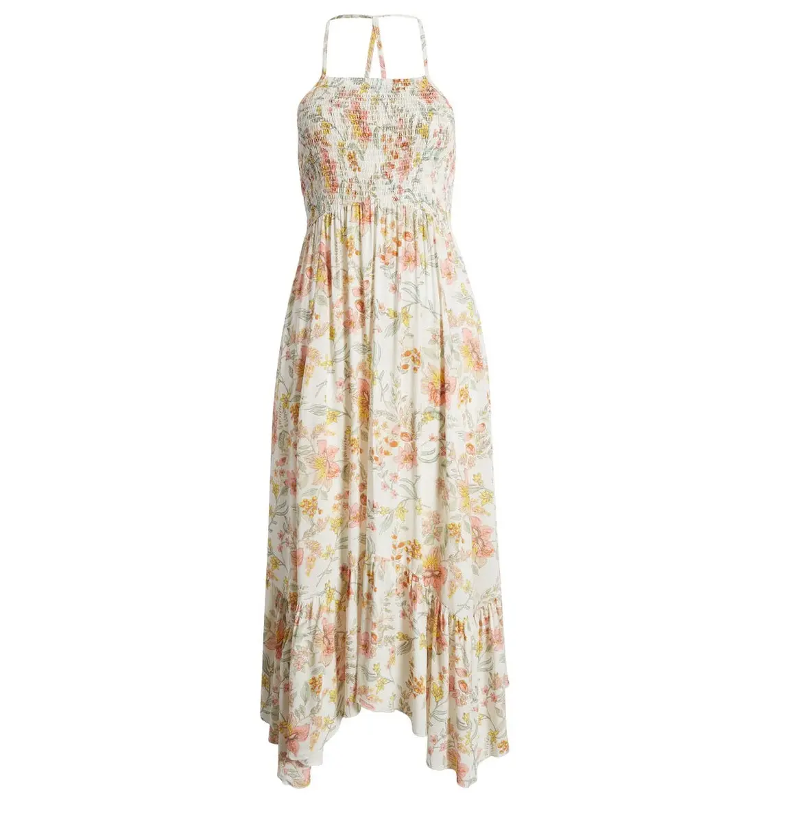 Moda feminina casual de férias/feriados/floral/vestido de verão OEM 2024 novo minivestido de verão vintage serviço OEM chiffon