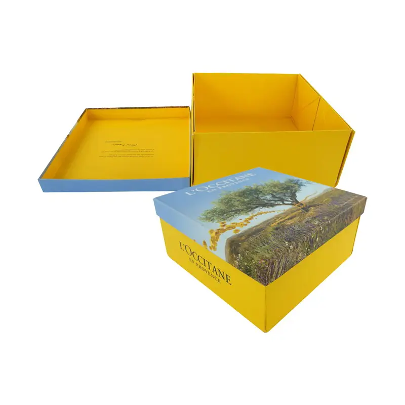 Fabbrica lamina d'oro Logo Eco Friendly famoso imballaggio di marca confezione regalo scatola di olio per smalto per unghie