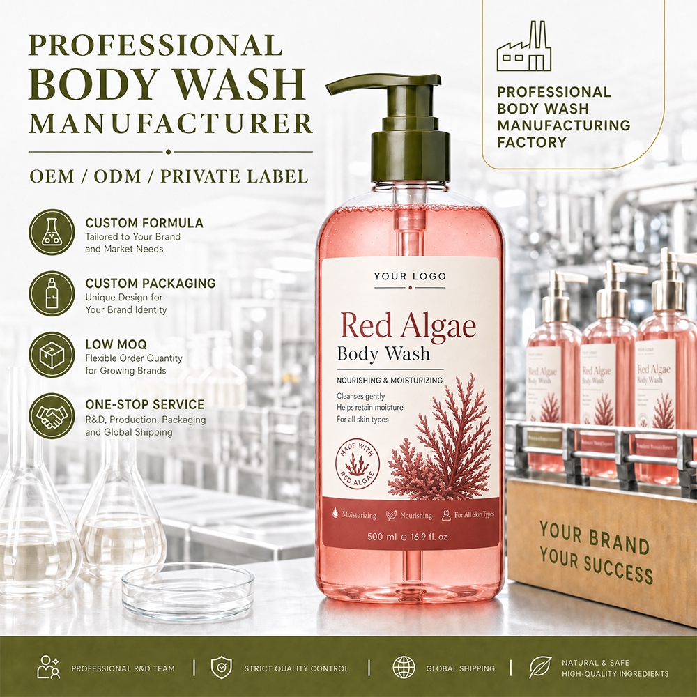 Gel douche aux algues rouges