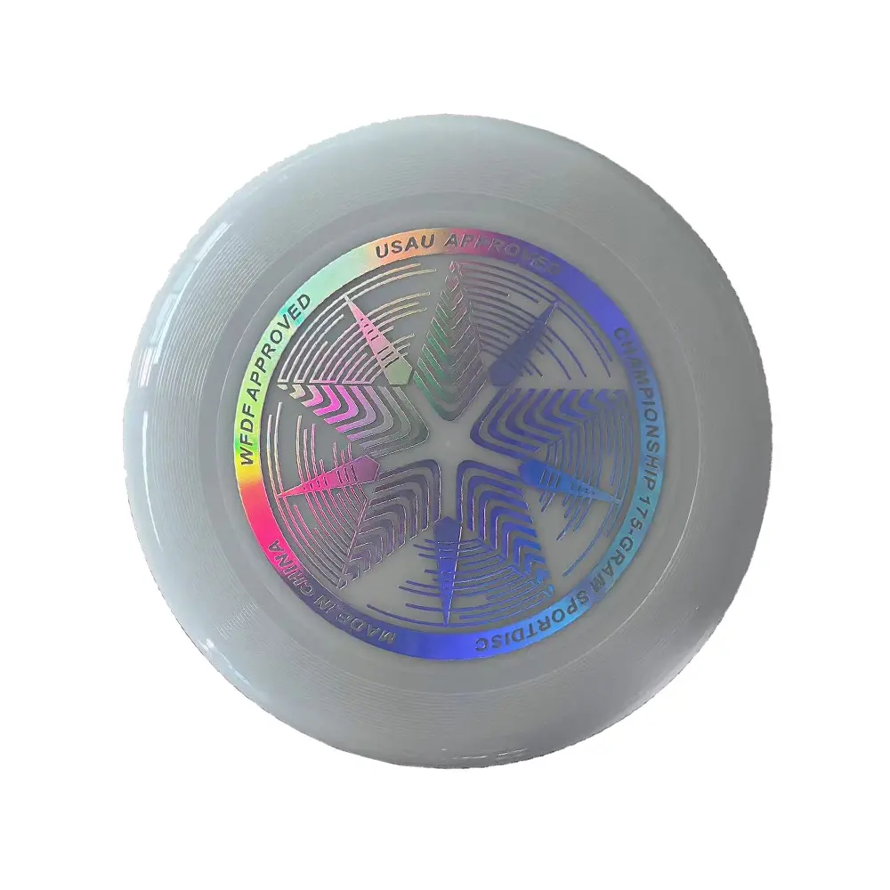 Usine personnaliser 175g frisbeed lumineux Sports de jeu de plein air Ultimate frisbeed lueur dans le disque volant sombre
