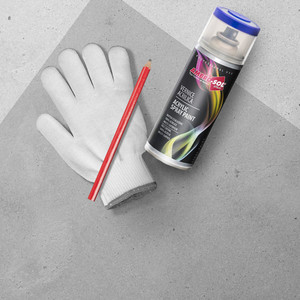 Universal <strong>400</strong> ML Traffic Yellow ACRYLIC SPRAY CAN RAL 1023 for Turning Tool - Product Image 3