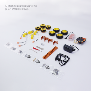 AI 4WD Mecanum Smart Robot Roboter für künstliche Intelligenz DIY STEM Robot Kit Codierung für Kinder K210 Mainboard Objekter kennung