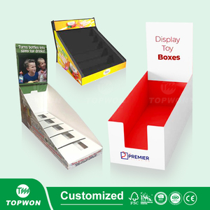Retail Various Shape <strong>Three</strong> 3Tier 5Tier Cardboard <strong>Display</strong> Unit <strong>Counter</strong> Top <strong>Display</strong> <strong>Table</strong> - Product Image 4