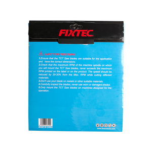 FIXTEC เครื่องมือไฟฟ้าอุปกรณ์เสริม40ครั้ง TCT ใบเลื่อยวงเดือนใบมีดสำหรับตัดไม้และเครื่องตัดหินอ่อน - Product Image 6