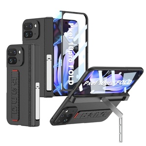 PC trường hợp đối với Google Google pixel10pro gấp điện thoại di động vỏ từ bản lề dây đeo cổ tay khung vỏ màng tích hợp - Product Image 4