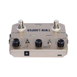 Rowin LTL-02 ikiz Looper Pedal 10 dak döngü süresi yükseltilmiş Undo Redo çift parça döngü etkisi elektrik gitar için - Product Image 2