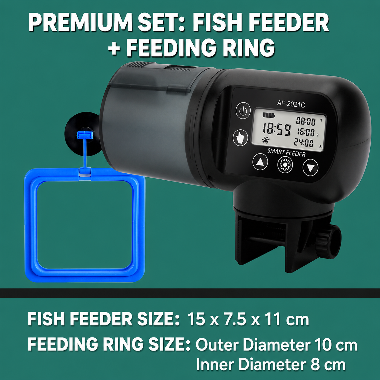 Black+AF2021C+Square food ring