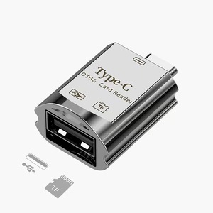 OTG tip C erkek kadın USB C için TF kart okuyucu adaptörü - Product Image 3