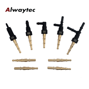 3/8" Pushlock Barb Fitting to 7.89mm <strong>Fuel</strong> Hose <strong>Connector</strong> 1/8-27 NPT Port 3/8" <strong>Fuel</strong> <strong>Line</strong> <strong>Fuel</strong> Pressure T-Fitting Adapter