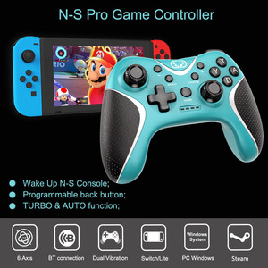 Wireless Controller Gamepad Sechs achsig Für Nintendo Switch Pro OLED-Konsole PC-Telefon Joystick-Computer mit doppelter Vibration - Product Image 5