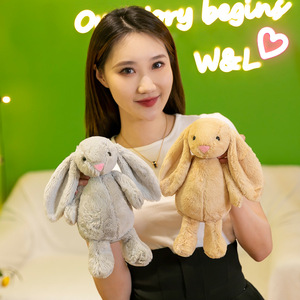 Fabrika toptan küçük ölçekli Bonnie tavşan 30cm paskalya peluş tavşan uzun kulak renkli peluş hayvan tavşan oyuncak - Product Image 4