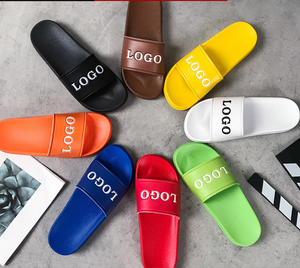 OEM ODM Custom Black Slides Schuhe 3D geprägter Druck Custom ized Slides mit Logo Mens Slides - Product Image 4