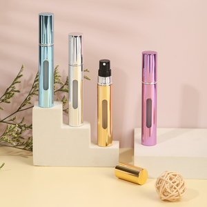 Popular 8ml Cores Misturadas Garrafas De Spray Portátil Garrafas De Spray De Perfume De Shell De Alumínio Atomizador Recarregável - Product Image 3