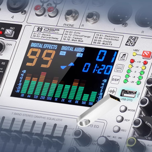 400W*2 Professional Power Amplifier Audio <strong>Mixer</strong> 4/6/8 Channels 99DSP USB Bluetooth Recording MP3 Reverb Amplifier Mixing System - Product Image 4