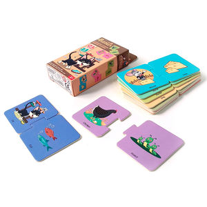 กระดาษการ์ดเกมสำหรับเด็กแฟลชการ์ดความรู้ความเข้าใจอุปกรณ์การศึกษาปฐมวัย - Product Image 2