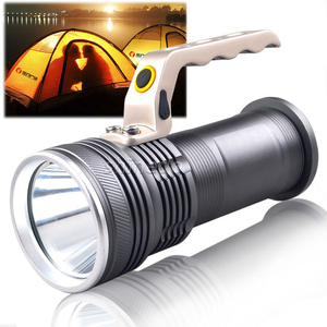 Đèn Pin Cầm Tay Shinedo Siêu Sáng, Đèn LED Chống Nước Lạnh Ánh Sáng Trắng Cao Lumen Với Đầu Ra USB, Đèn Chụp Ảnh Dài Ngoài Trời - Product Image 1