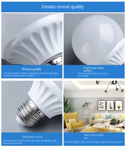 หลอดไฟ LED ชาร์จไฟได้ใช้ในบ้านและนอกบ้านได้สำหรับตั้งแคมป์ชาร์จไฟได้ฉุกเฉิน ac/dc - Product Image 3