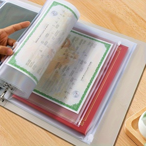 A4透明外壳A4/A5/B5/A6活页文件存放书卡片收藏书 - Product Image 3