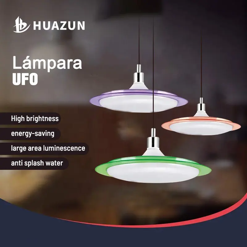 Sud America lampadine a Led colorate E27 UFO 30w 40w 50w lampada a Led ad alta luminosità Lampara UFO