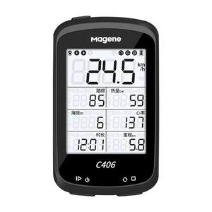 Velocímetro inalámbrico con GPS para bicicleta, odómetro con sincronización de 2,5 pulgadas, Sensor de cadencia Magene, resistente al agua, C406 - Product Image 1