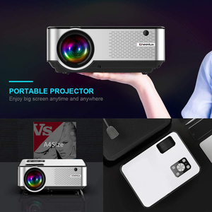 Cheerlux 720p Android 6.0 Smart Phone Projector 3000 Lumens Wifi Projector Mobile Phone LCD Projector - Product Image 4