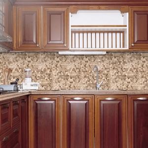 VividTiles самоклеящаяся металлическая плитка для пилинга и палки для кухни серебристо-Золотая алюминиевая поверхность - Product Image 4