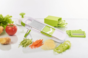 Newstyle <strong>5</strong> in <strong>1</strong> Blades Multi Function Grinder Graters Manual Cabbage Vegetable Chopper Slicer Food Grater - Product Image 6