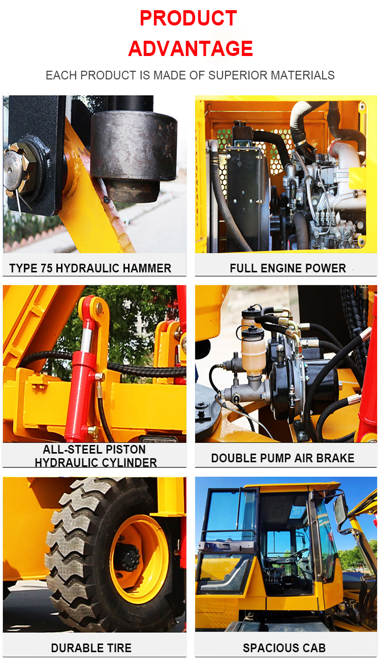 Shanding Hydraulic  pile driver helical pile driver Hydraulic Hammer