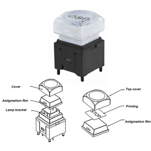 Interruttore console console processore Video 15mm interruttore a levetta - Product Image 2