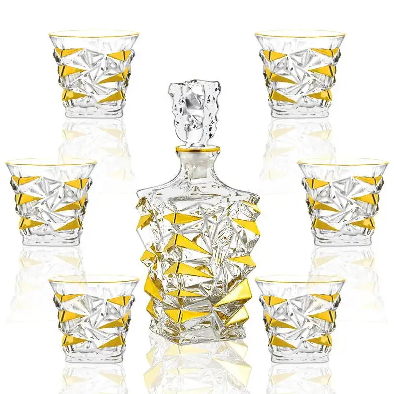 Spirit Glas Luxus bleifrei exquisite High-End-Kristall Whisky Glas Whisky Dekan ter Set