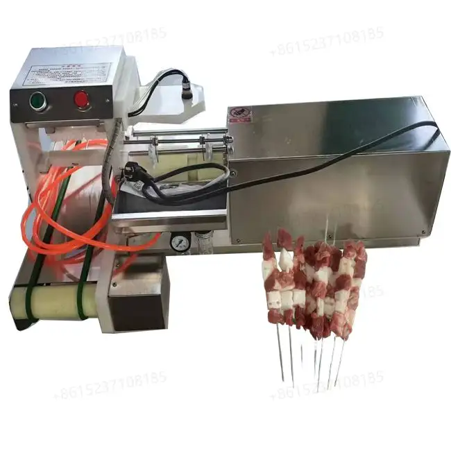 Bon prix Satay brochette Machine/viande brochette Machine automatique/boeuf brochette faisant la Machine sur le marché