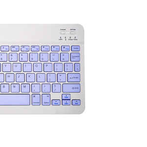 10&quot; Rechargeable Wireless Bluetooth <strong>Keyboard</strong> for Cell Phone Tablet, Mini Portable Bluetooth <strong>Keyboard</strong>