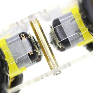 4WD-6CM 4/2WD Robot intelligente kit di telaio per auto con Encoder di velocità di formazione per lo studente - Product Image 2